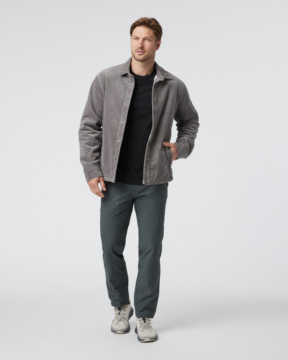 Vuori Cord Jacket Men's Shiitake Corduroy Jacket | Vuori On sale