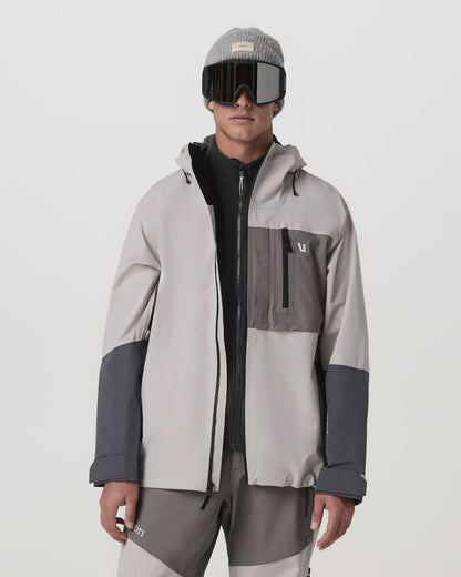 Taika Snow Shell Men's Amethyst Grey Ski/Board Jacket | Vuori Online