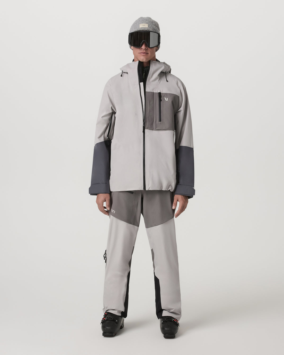 Taika Snow Shell Men's Amethyst Grey Ski/Board Jacket | Vuori Online
