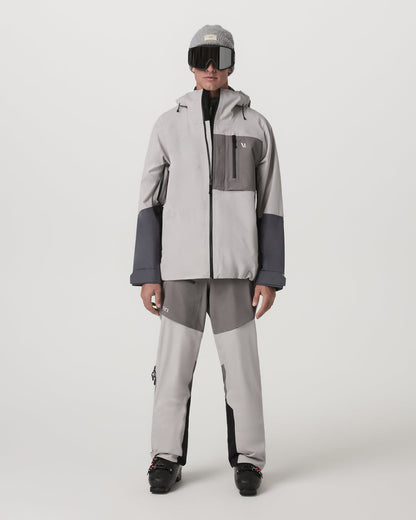 Taika Snow Shell Men's Amethyst Grey Ski/Board Jacket | Vuori Online