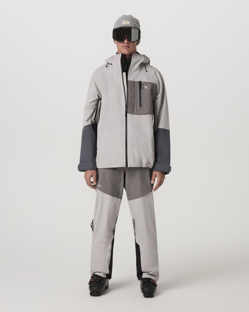 Taika Snow Shell Men's Amethyst Grey Ski/Board Jacket | Vuori Online