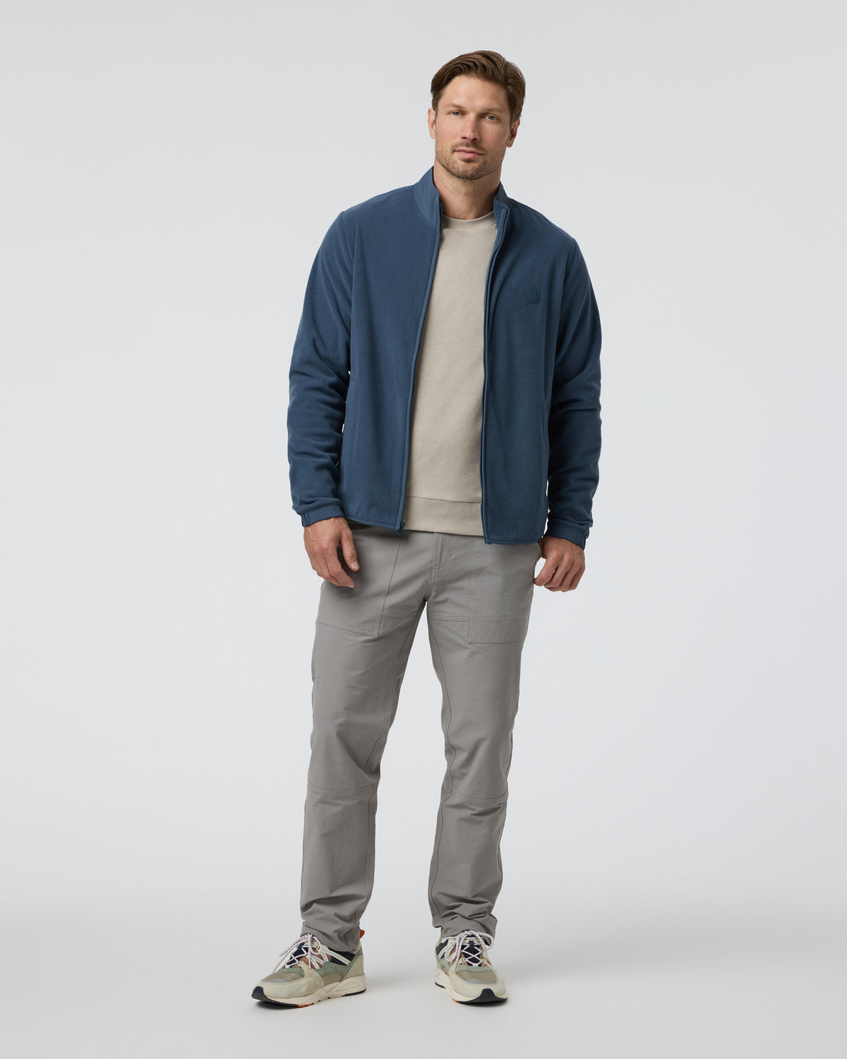 Aspen Full Zip Jacket Pacific Fleece Jacket | Vuori Clothing