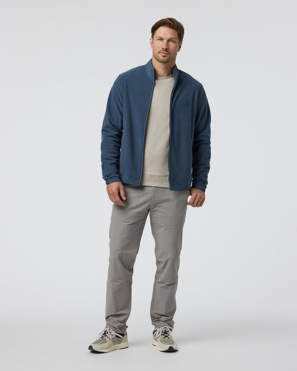 Aspen Full Zip Jacket Pacific Fleece Jacket | Vuori Clothing