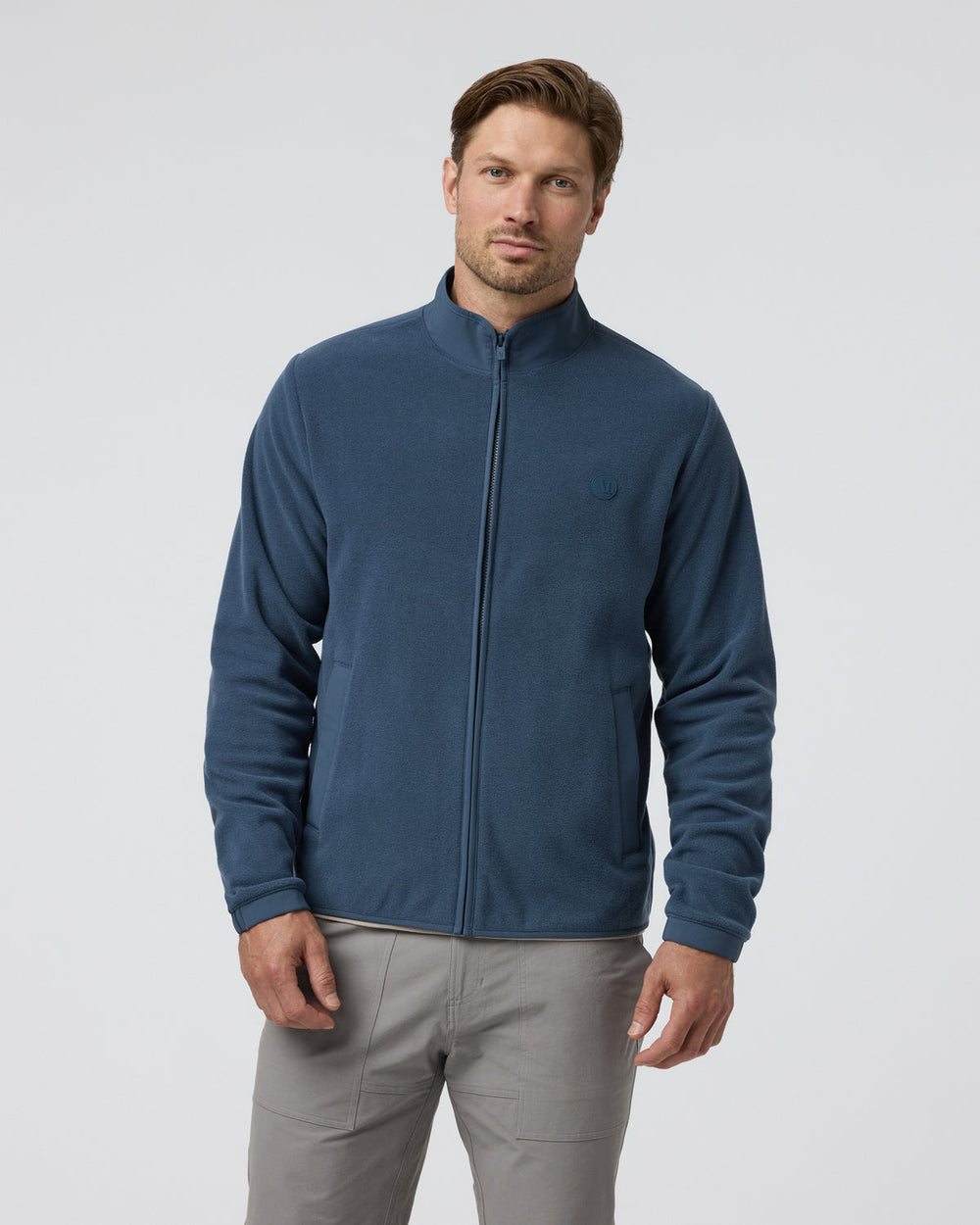 Aspen Full Zip Jacket Pacific Fleece Jacket | Vuori Clothing