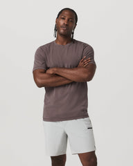 Tuvalu Tee Men's Cotton Short Sleeve T-Shirt in Timber | Vuori