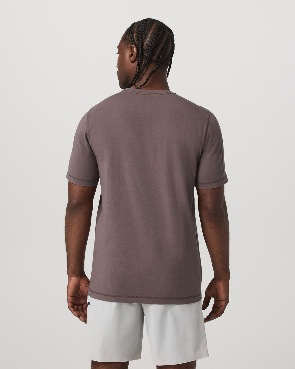 Tuvalu Tee Men's Cotton Short Sleeve T-Shirt in Timber | Vuori