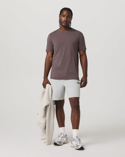 Tuvalu Tee Men's Cotton Short Sleeve T-Shirt in Timber | Vuori