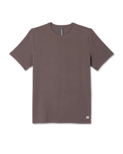 Tuvalu Tee Men's Cotton Short Sleeve T-Shirt in Timber | Vuori