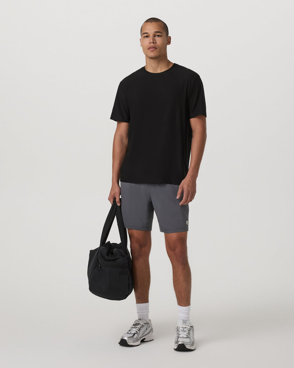 Short Sleeve Strato Tee - Relaxed Fit Men's Black Shirt | Vuori Sale