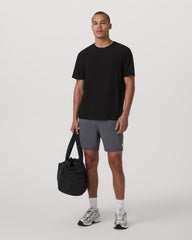 Short Sleeve Strato Tee - Relaxed Fit Men's Black Shirt | Vuori Sale