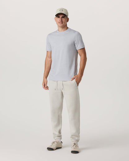 Short Sleeve Ponto Performance Tee Platinum Heather | Vuori For sale
