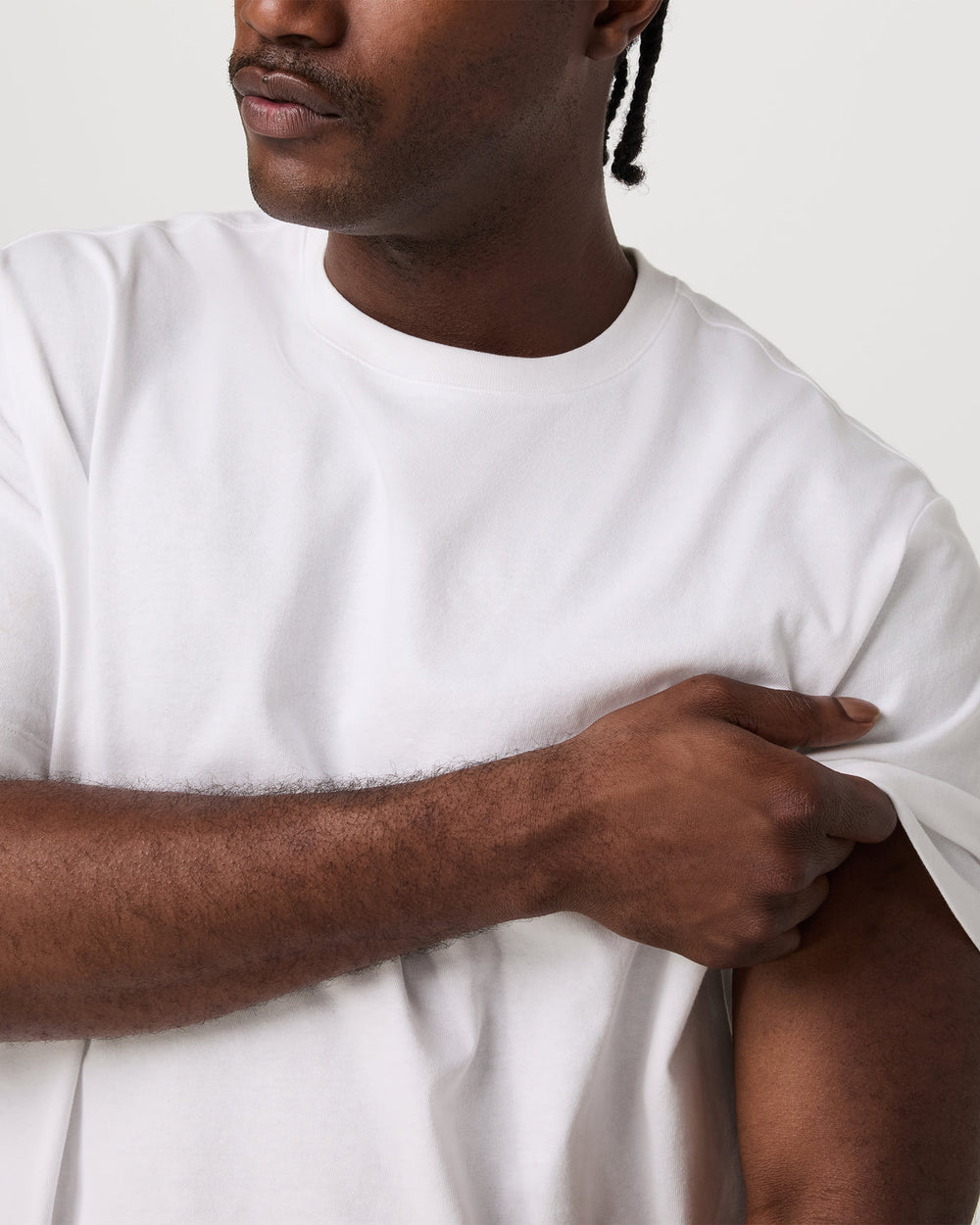 Short Sleeve Heavyweight Cotton Tee Men's White T-Shirt | Vuori Online