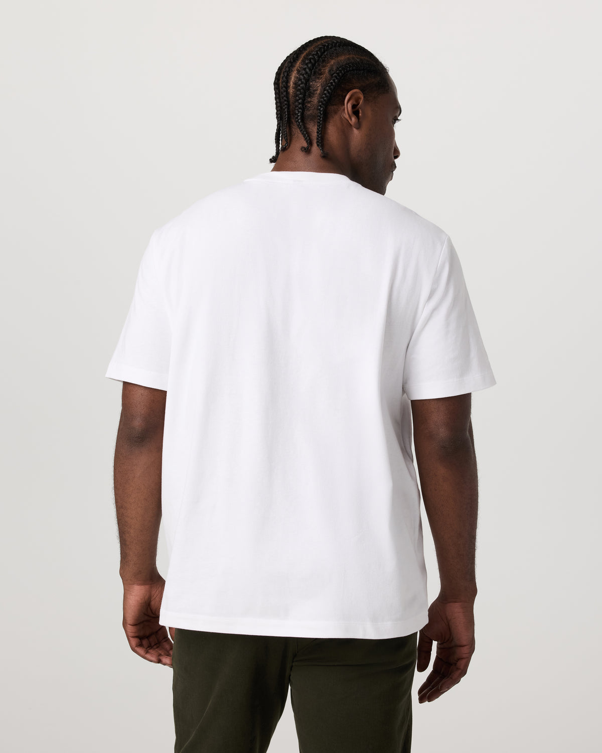 Short Sleeve Heavyweight Cotton Tee Men's White T-Shirt | Vuori Online