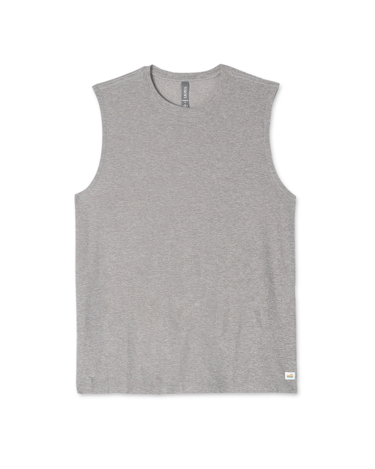 Strato Muscle Tee Men's Heather Grey Muscle Tank | Vuori Outlet