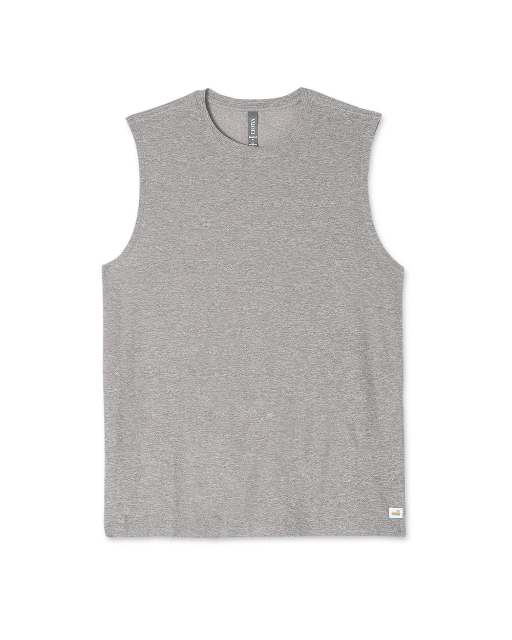 Strato Muscle Tee Men's Heather Grey Muscle Tank | Vuori Outlet