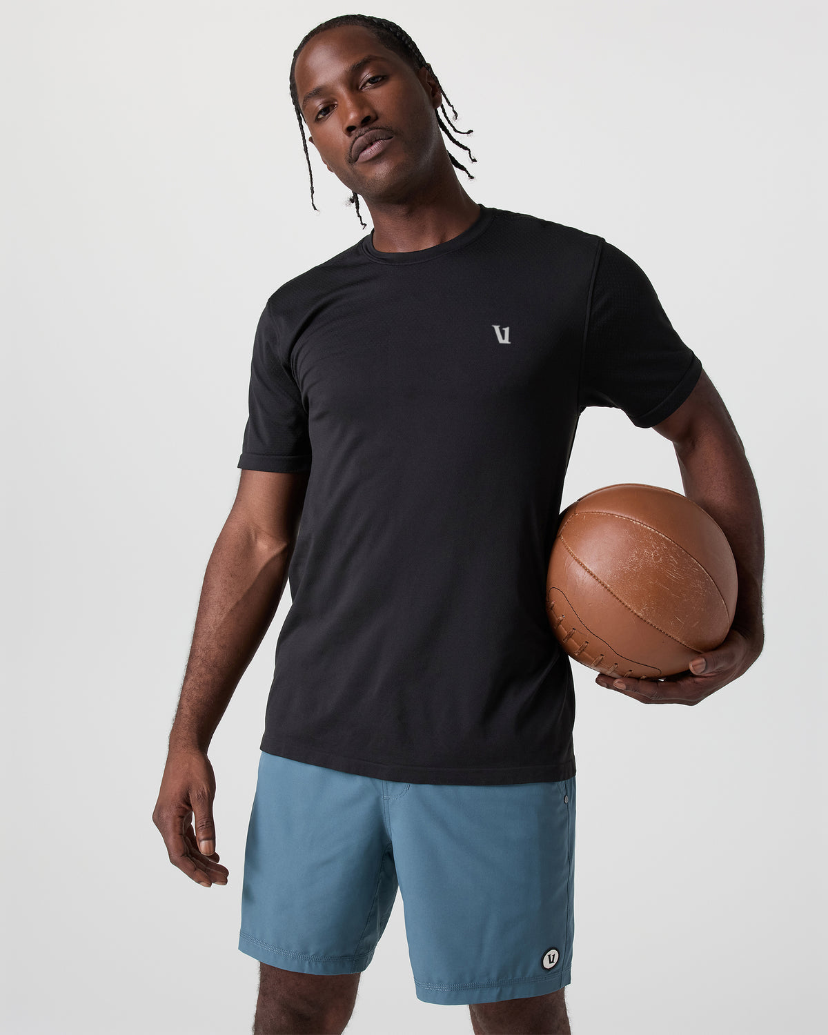 Short Sleeve Clearview Seamless Tee Black | Vuori US