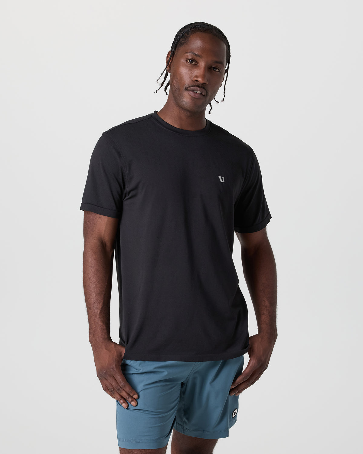 Short Sleeve Clearview Seamless Tee Black | Vuori US