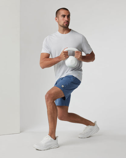 Current Tech Tee Men's Frost Grey Lightweight Shirt | Vuori Clothing