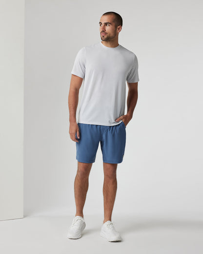 Current Tech Tee Men's Frost Grey Lightweight Shirt | Vuori Clothing