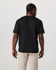 Men's Short Sleeve Ponto Tee - Relaxed Black Heather | Vuori