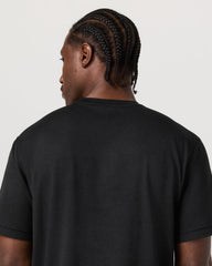 Men's Short Sleeve Ponto Tee - Relaxed Black Heather | Vuori