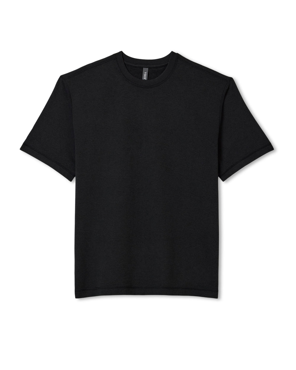 Men's Short Sleeve Ponto Tee - Relaxed Black Heather | Vuori