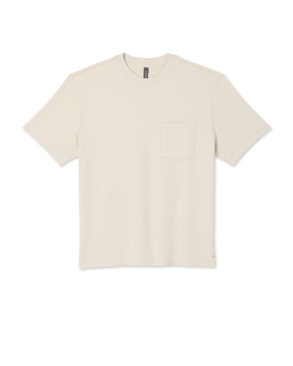 Men's Short Sleeve Ponto Pocket Tee - Relaxed Fit Bone | Vuori Sale