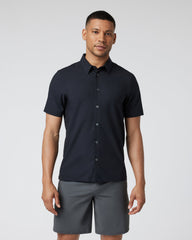 Short-Sleeve Manhattan Button Down Black | Vuori On sale