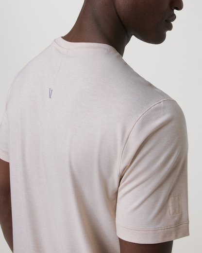 Short Sleeve Everyday Tee Men's Oatmeal Heather Shirt | Vuori Online