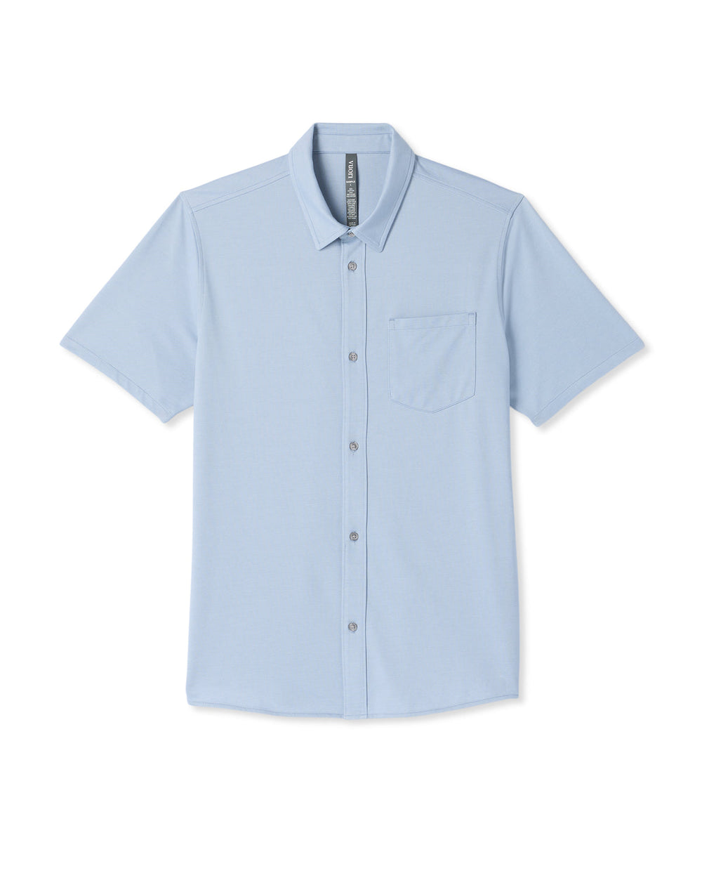 Short Sleeve Knit Oxford Button Down - Classic Fit Blue | Vuori Outlet