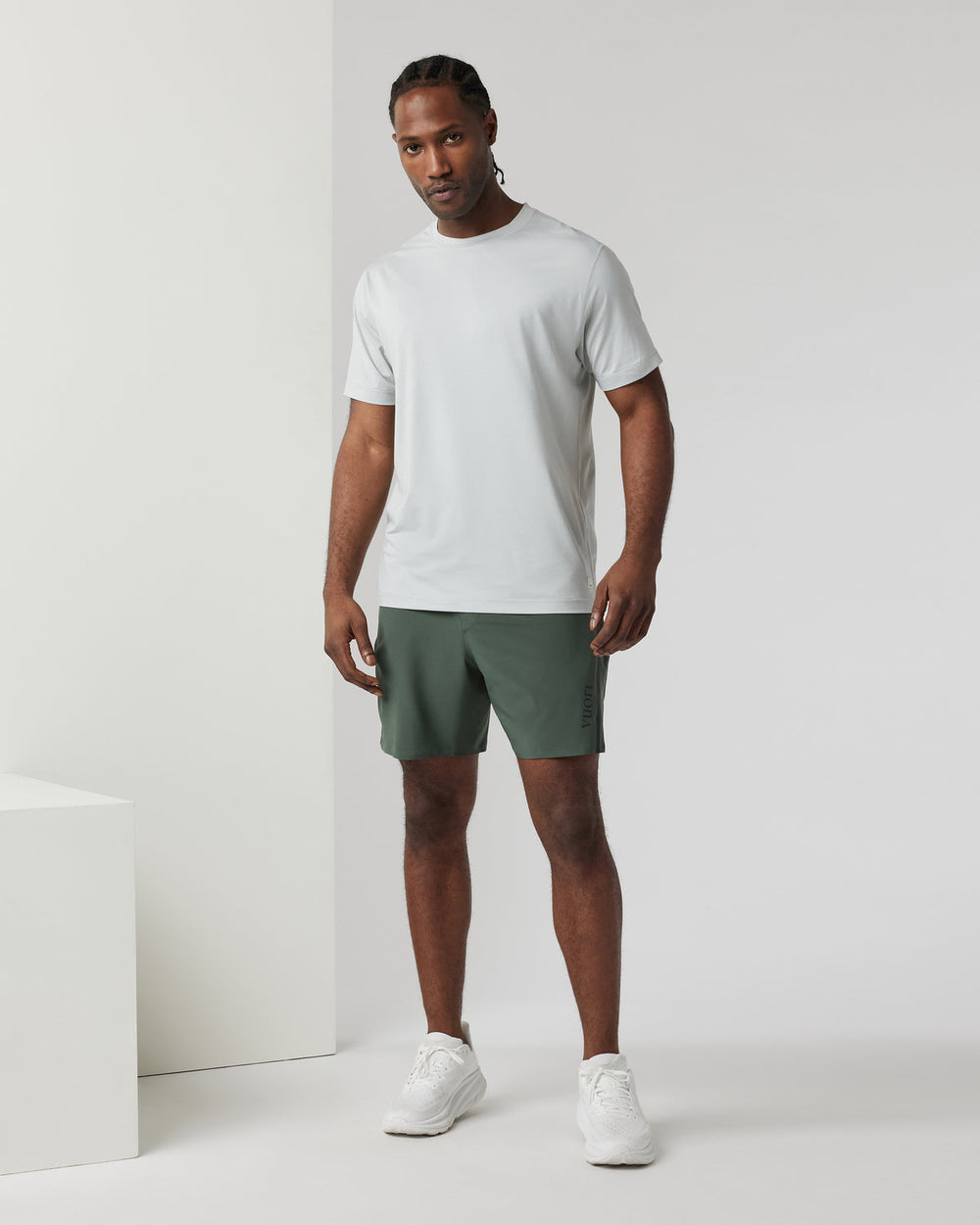 Tradewind Performance Tee 2.0 Sky Grey Heather | Vuori US