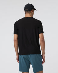 Short Sleeve Strato Pocket Tee - Relaxed Fit Black | Vuori Clothing