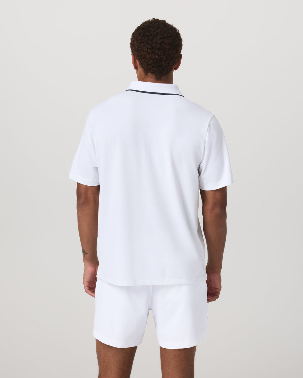 Short Sleeve Gamepoint Polo 2.0 Men's White Polo Shirt | Vuori Discount