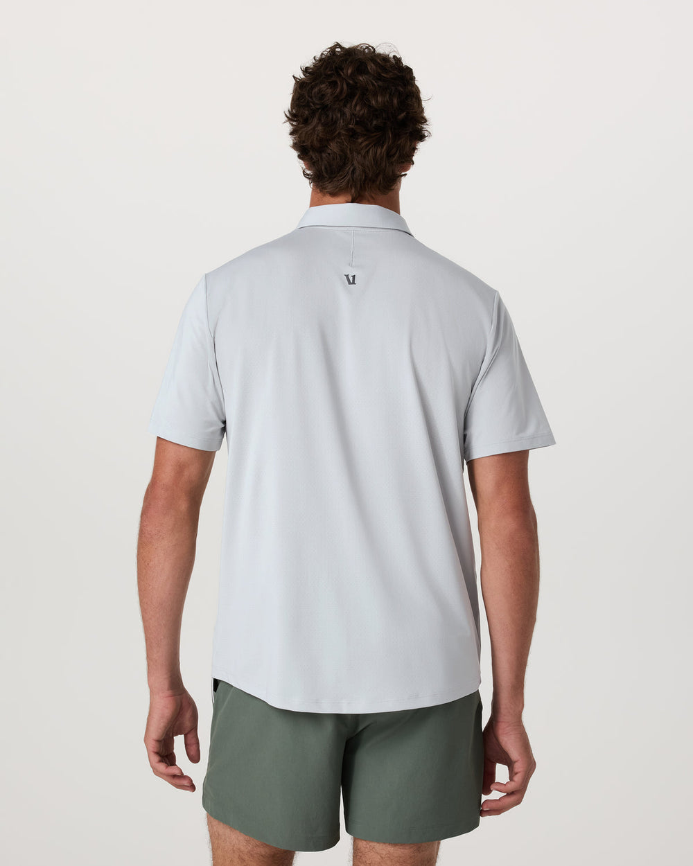 Short Sleeve Viewpoint Polo 2.0 Men's Sky Grey Shirt | Vuori Sale