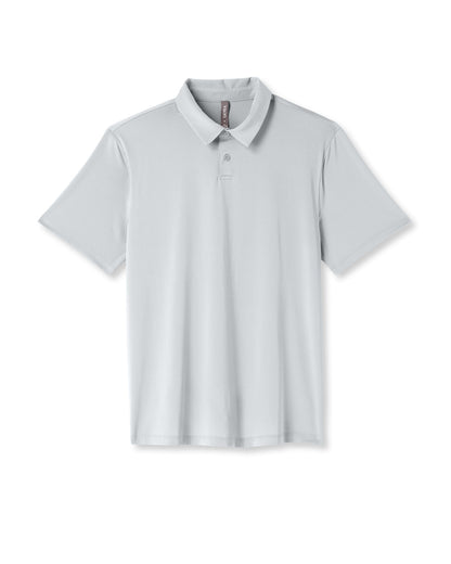 Short Sleeve Viewpoint Polo 2.0 Men's Sky Grey Shirt | Vuori Sale