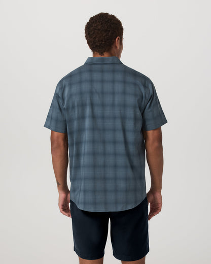 Short Sleeve Plaid Button Down Shirt Men's Abyss Shirt | Vuori On sale