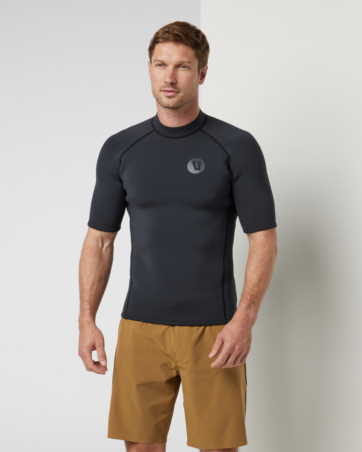 Short Sleeve Yulex Wetsuit Top Washed Black | Vuori For sale