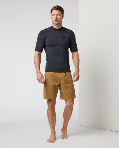 Short Sleeve Yulex Wetsuit Top Washed Black | Vuori For sale