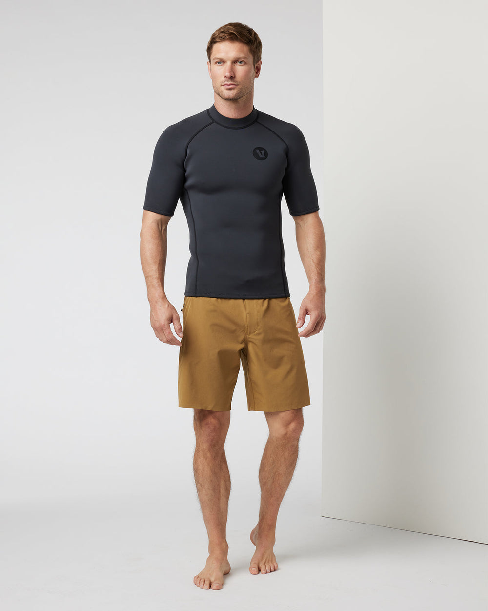 Short Sleeve Yulex Wetsuit Top Washed Black | Vuori For sale