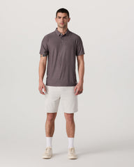 Strato Tech Polo Men's Huckleberry Heather Polo Shirt | Vuori Outlet