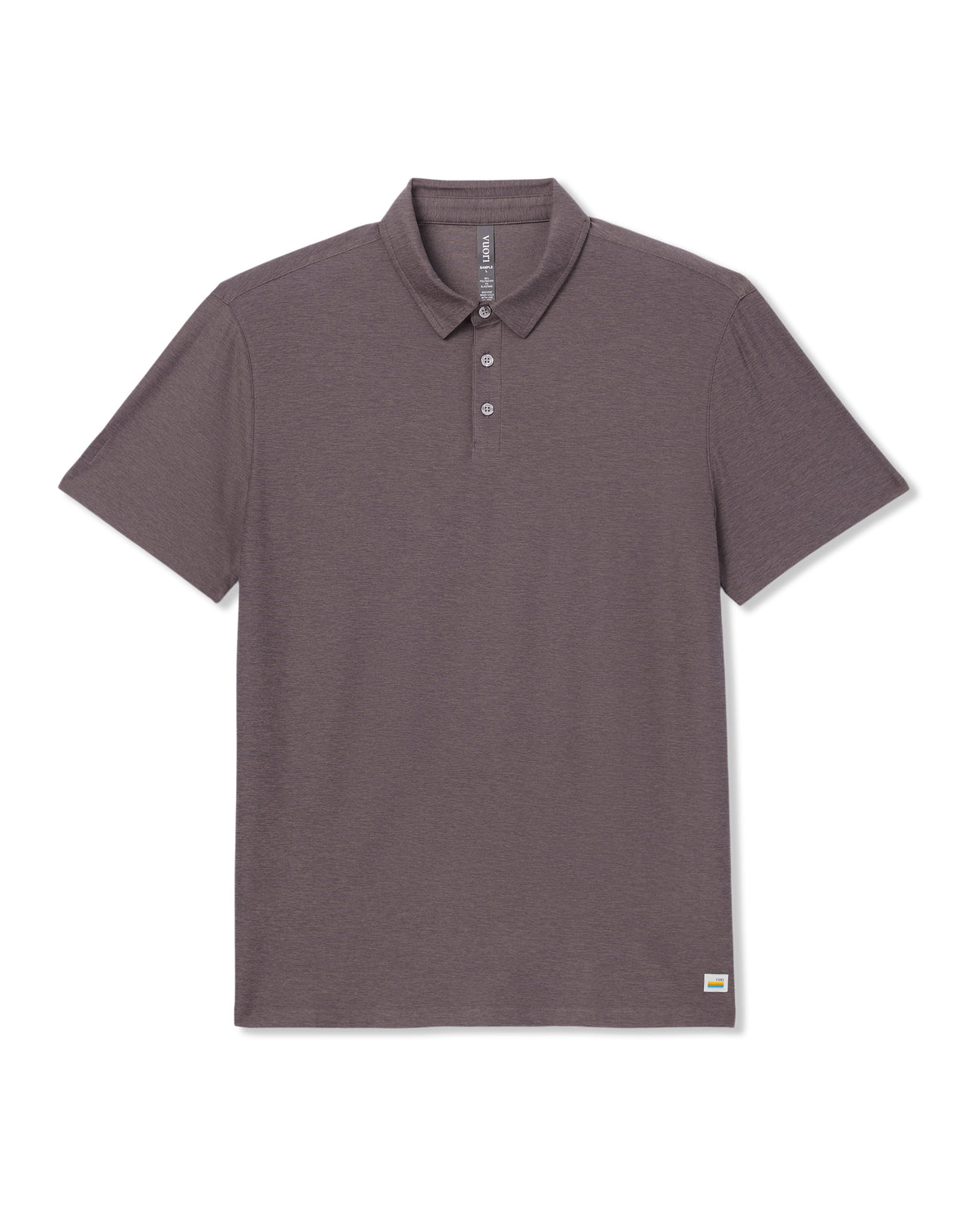 Strato Tech Polo Men's Huckleberry Heather Polo Shirt | Vuori Outlet