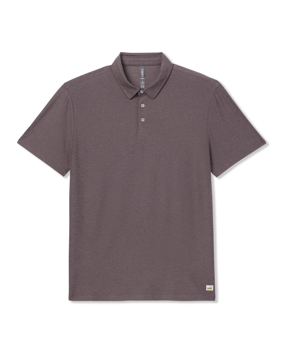 Strato Tech Polo Men's Huckleberry Heather Polo Shirt | Vuori Outlet