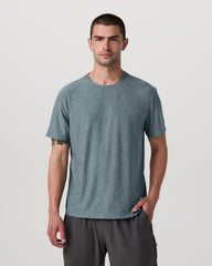 Short Sleeve Strato Tee - Relaxed Fit Kashmir Heather | Vuori US