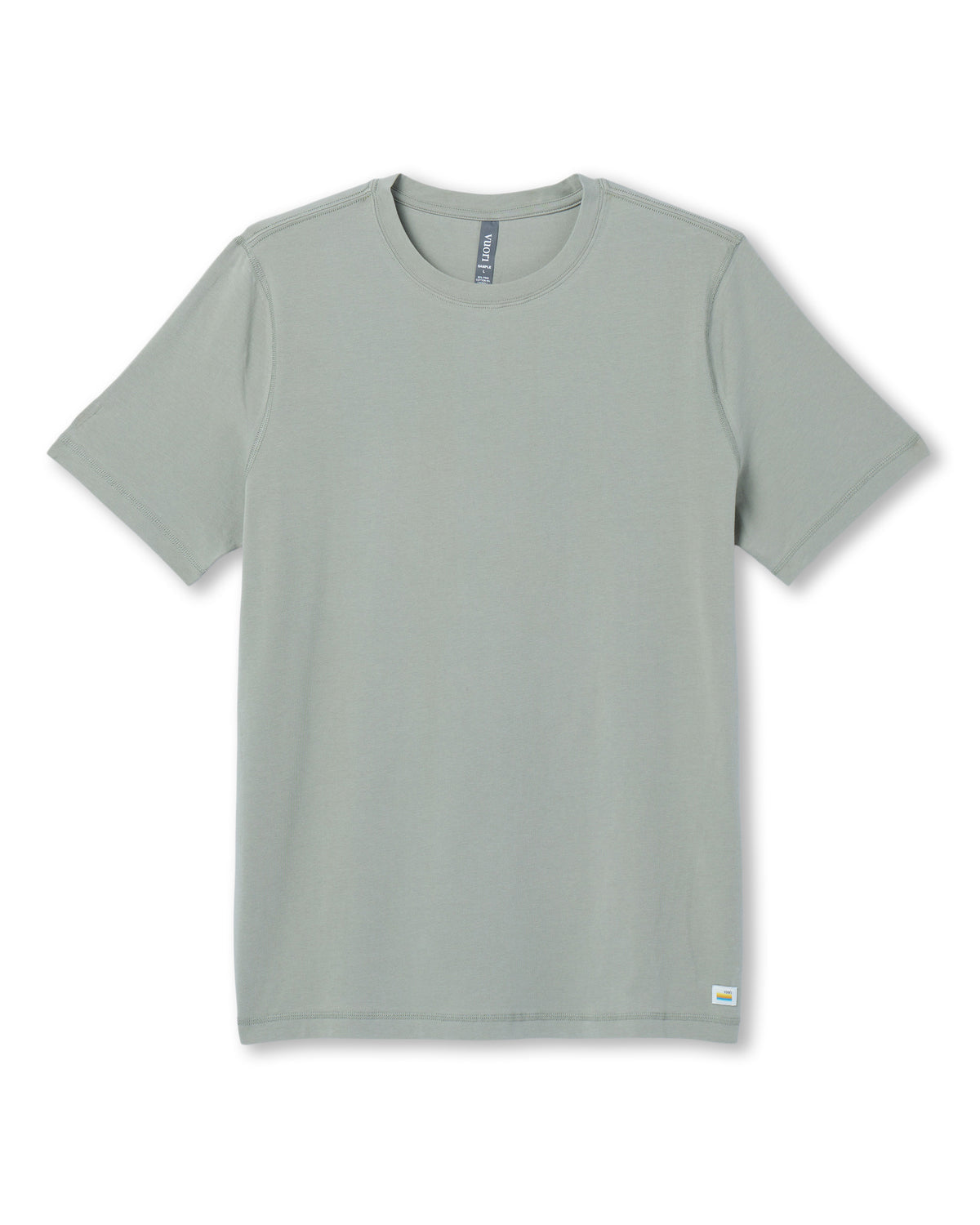 Tuvalu Tee Agave Green Cotton T-Shirt | Vuori Clothing