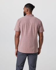 Short Sleeve Bridge Button Down Zion Rose Water Lily | Vuori Discount