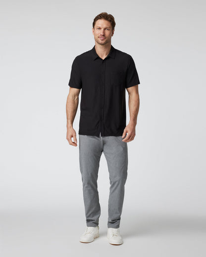 Short Sleeve Strato Button Down Men's Black Shirt | Vuori Sale