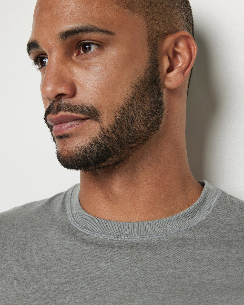 Short Sleeve Ponto Performance Tee Driftwood Heather | Vuori For sale