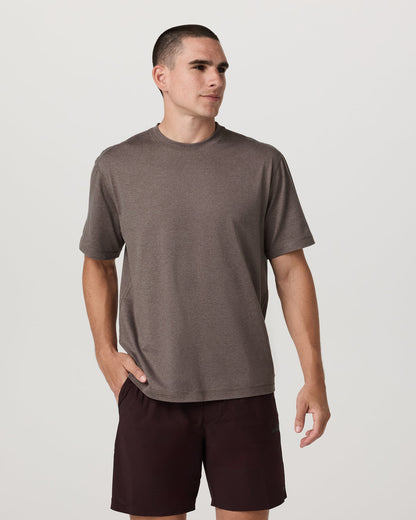 Men's Short Sleeve Ponto Tee - Relaxed Huckleberry | Vuori US