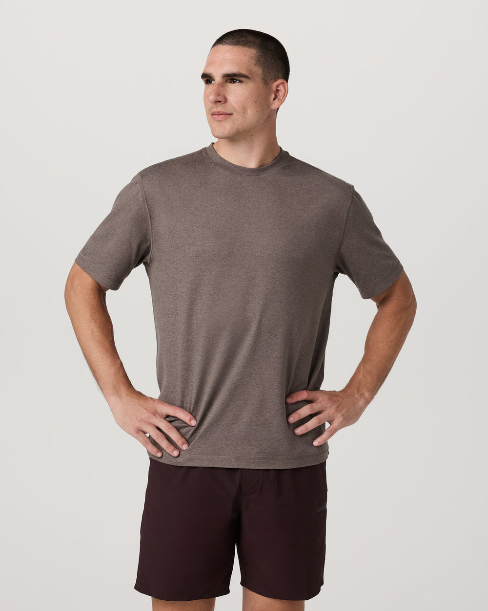 Men's Short Sleeve Ponto Tee - Relaxed Huckleberry | Vuori US