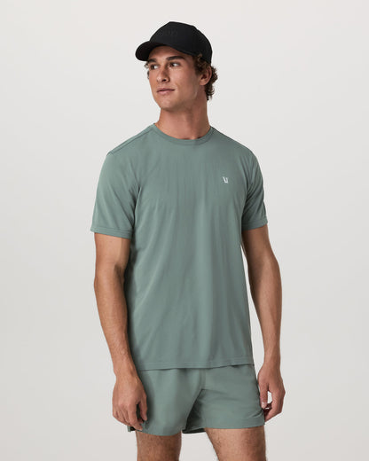 Short Sleeve Clearview Seamless Tee Men's Marsh T-Shirt | Vuori Clothing